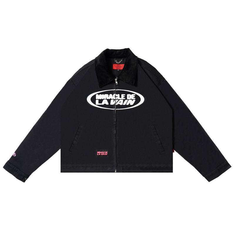 KOLABORASI CHMB X MIRACLE MIRACLE DE LA VAIN WORK JACKET COMFORT BLACK all size