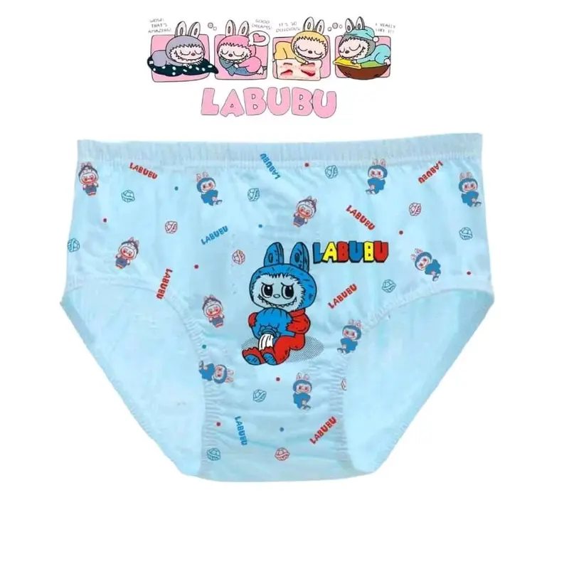 CD LABUBU ISI 12 PCS Celana dalam anak perempuan motif KARAKTER usia 1-8 Daeman anak cewek terbaru 6