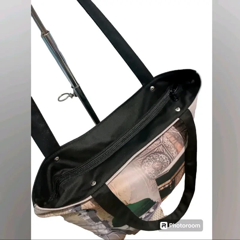Totebag Kanvas Tas pengajian Tas wanita Tas Printing Makkah Series oleh oleh Haji / umroh 5
