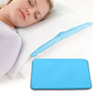 Cool Bed Mat Pad Cooling Gel Pillow Chilled Natural Comfort Sleeping Aid Ice Pillow Comfortable Sleep Pillow For Travel Office
