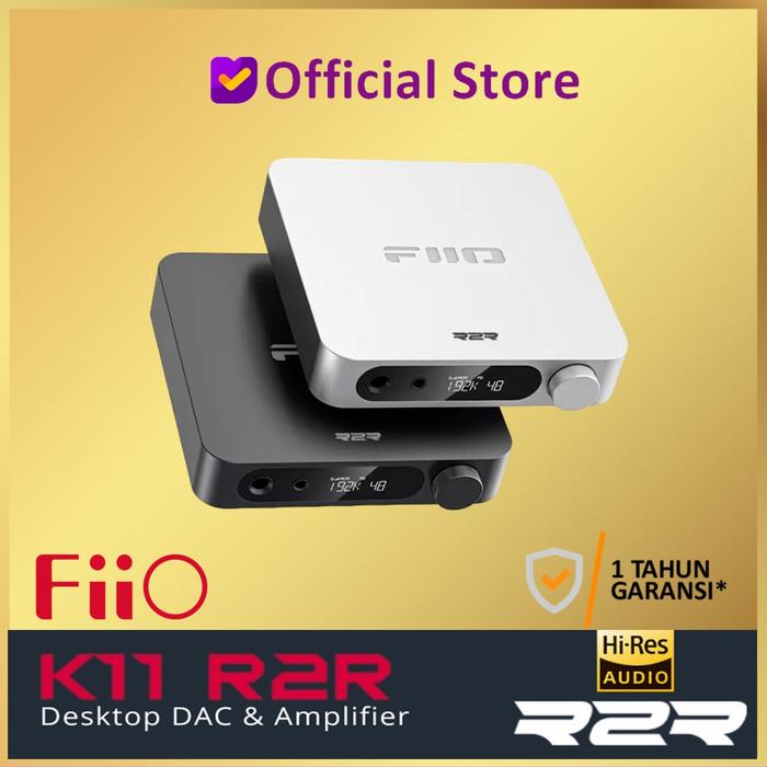 Gambar Fiio K11 K 11 R2R Desktop DAC and Headphone AMP Amplifier - Black dari Dunia Mas Computer Kota Administrasi Jakarta Barat Tokopedia