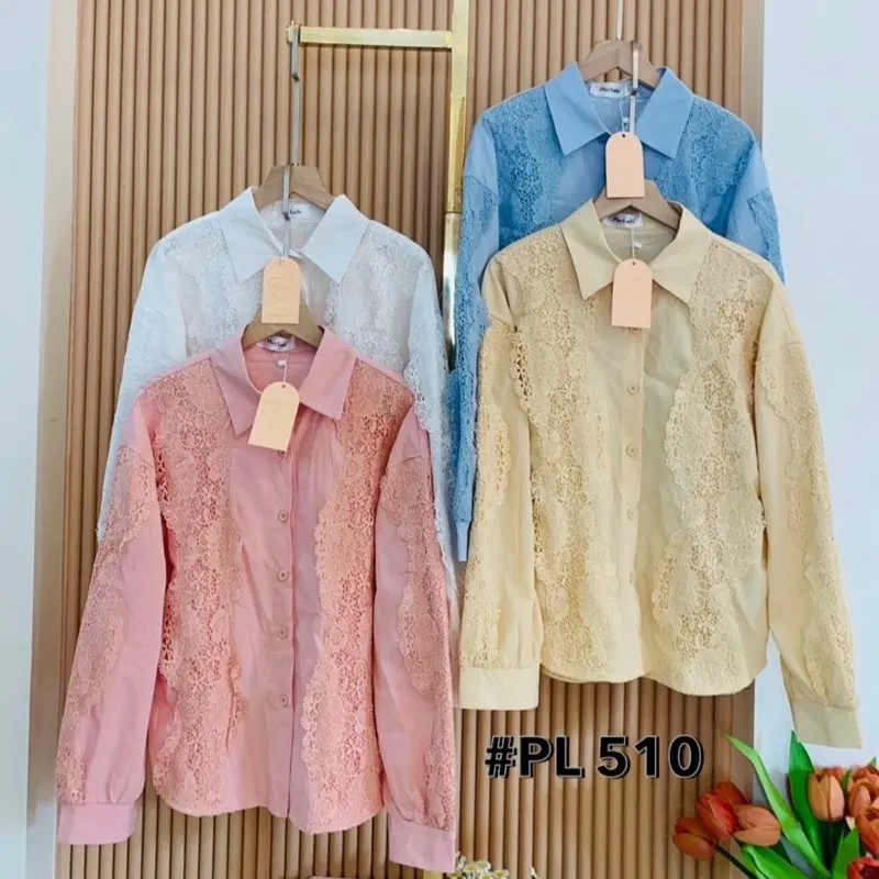 Atasan Bahan Katun BKK renda  Terbaru kode 510