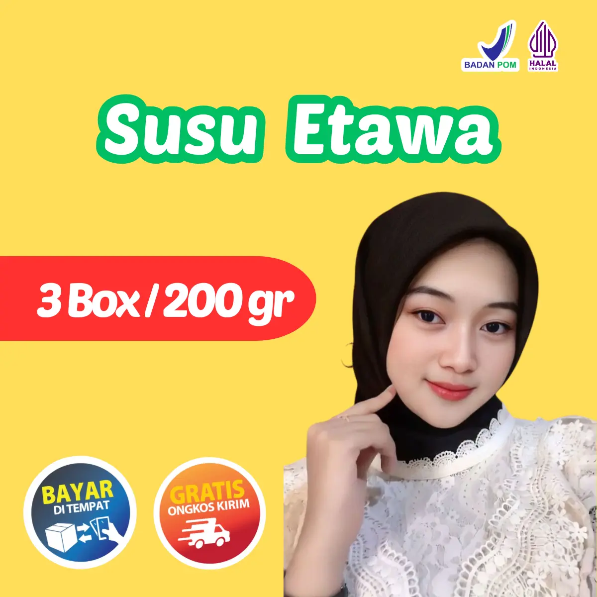 Susu Etawa Susu Dewasa Paket 3 BOX Halal BPOM