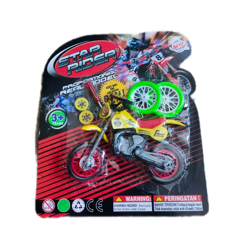 miniatur motor trail ( 1pcs )  MAINAN ANAK MOTOR TRAIL MINI / TOY MOTO CROSS MC 323 1