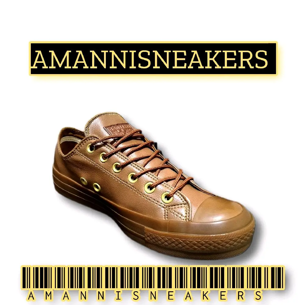 Sepatu Sneakers Kulit Low Terlaris Round Toe Pria dan Wanita Kasual Made in Vietnam