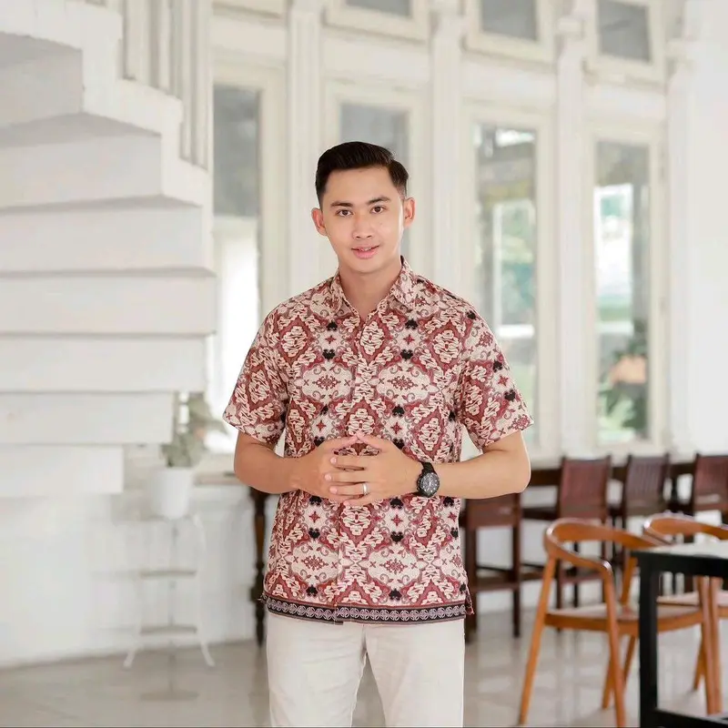 BATIK COWOK DEWASA PREMIUM KATUN MOTIF MODERN DAN HALUS 4