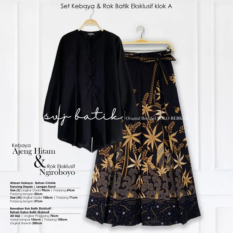 Set Rok Wanita Kebaya Kondangan Elegan Batik Katun Eksklusif - Shop ...