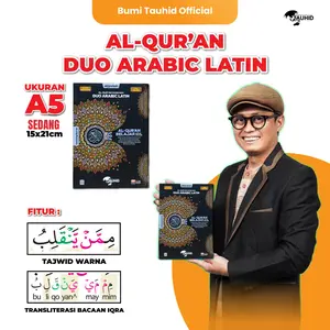 Al Qur’an Duo Arabic Latin A5 Transliterasi & Bacaan Iqro Mudah Dibaca