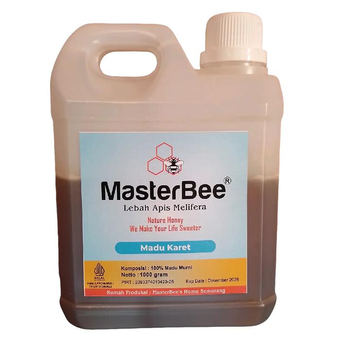 Gambar Madu MasterBee, Madu Karet Full Nektar-Madu Organik-Original Honey dari MasterBee Honey Kota Semarang Tokopedia