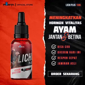 Lichi Plus  - Vitamin Ayam Meningkatkan Vitalitas dan Hormon Ayam Jantan dan Betina
