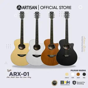 ARTISAN Gitar Akustik Tanam Besi ARX - 01 Senar String Guitar