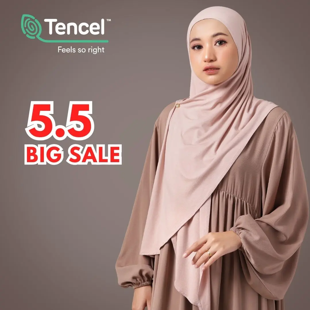 Raina Signature - Zia TENCEL Segitiga Instant Oval Syar'i