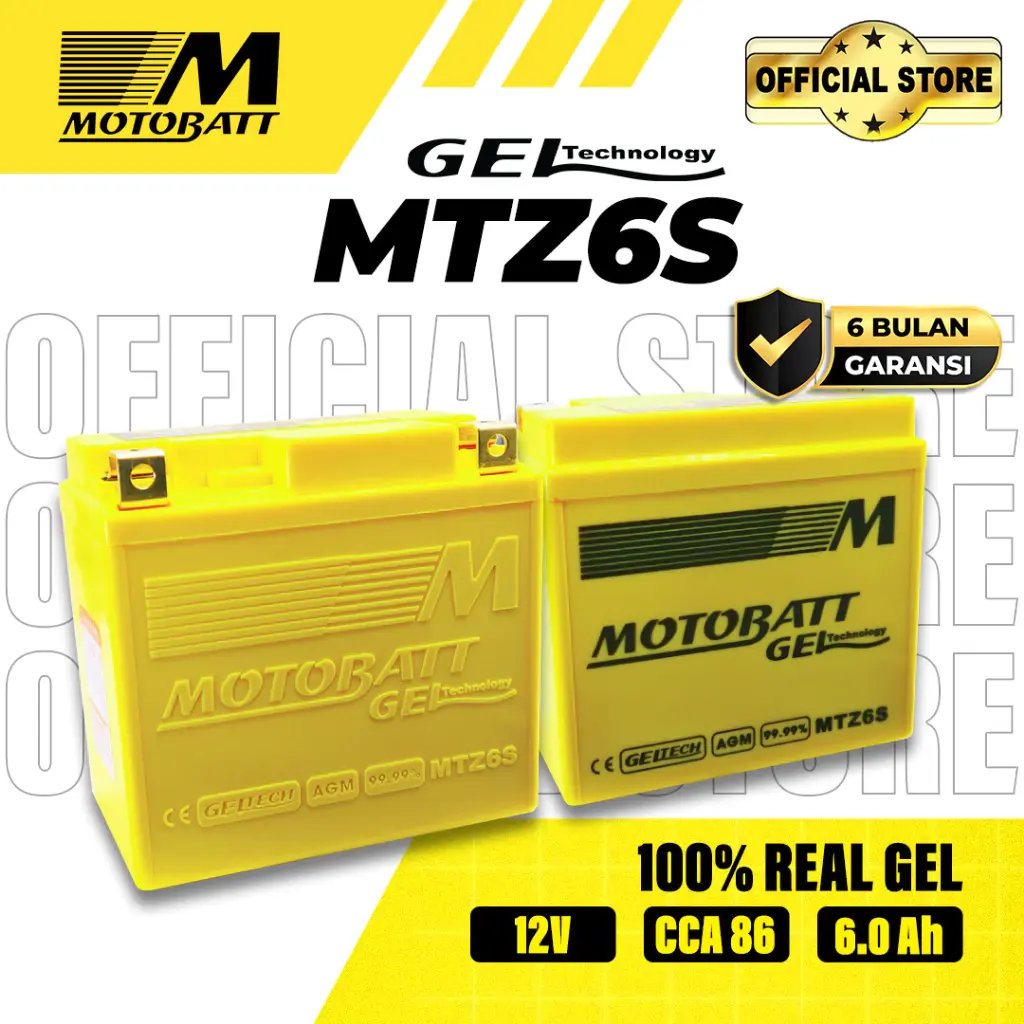 MOTOBATT AKI MOTOR KERING VARIO 125 BEAT FI ISS SATRIA FU NMAX NEW CBR 150R MTZ6S YTX5L-BSX YTZ7S GTZ7S YTZ7S YTZ6V GTZ6V 100% ORIGINAL GARANSI 6 BULAN Motorcycle