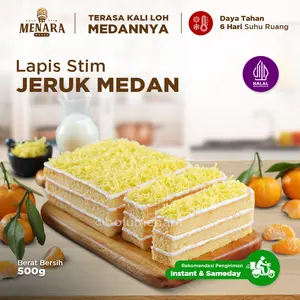 Lapis Menara Jeruk Medan - Reguler Pack (500 gr)