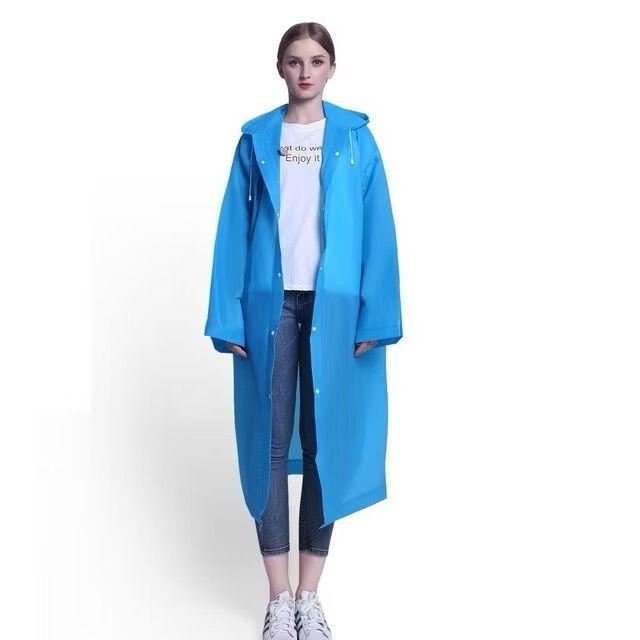 Product Introduction of Jas Hujan Dewasa Terusan Raincoat Mantel Hujan Semi Transparan Polos eva raincoat 18