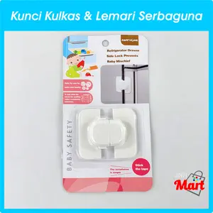 Kunci Pengaman Kulkas Laci Lemari Pengunci Serbaguna Anak-Anak