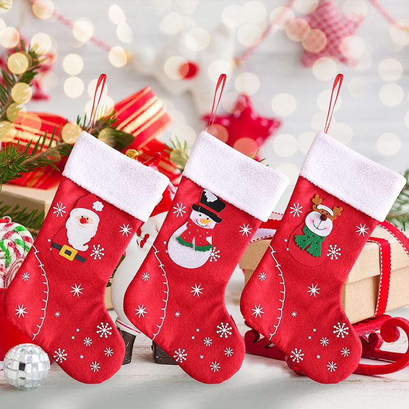 Product Introduction of Tất Giáng Sinh Lớn, Ông Già Noel, Nai Sừng Tấm, Người Tuyết, Túi Quà Kẹo Giáng Sinh Cho Trẻ Em, Lò Sưởi, Trang Trí Cây Giáng Sinh, Năm Mới 12