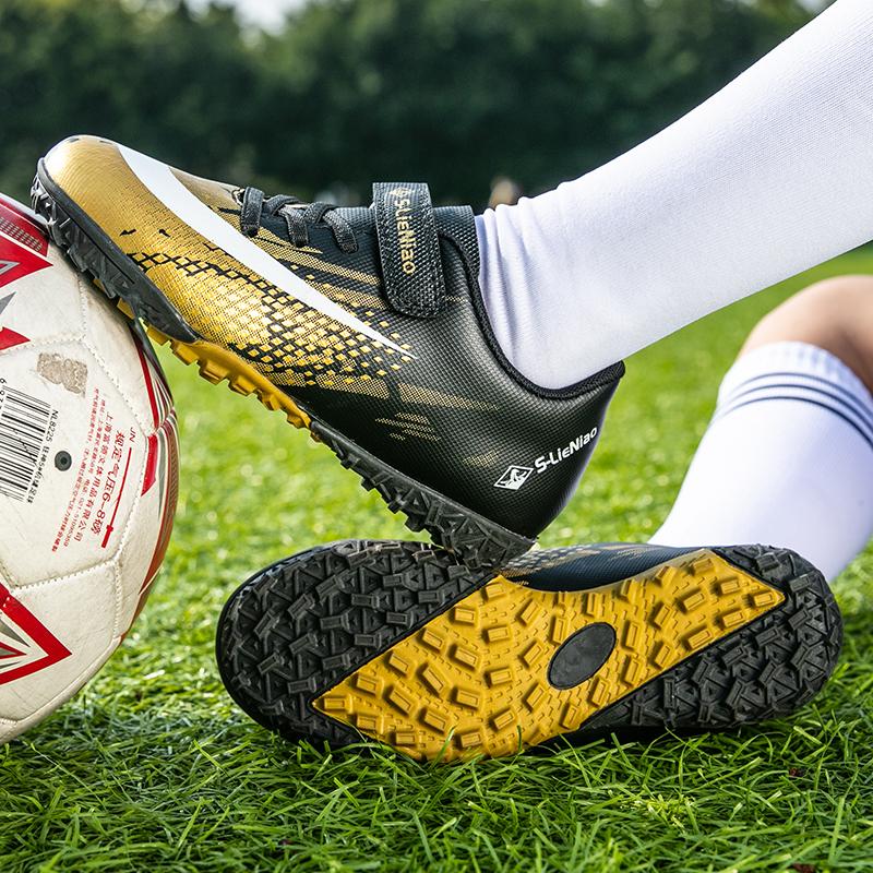 Product Introduction of JINTOHO Kids Soccer Shoes Society Children School Football Boots Cleats Grass Sneakers Boy Girl Outdoor Athletic Training Sport Footwear 36