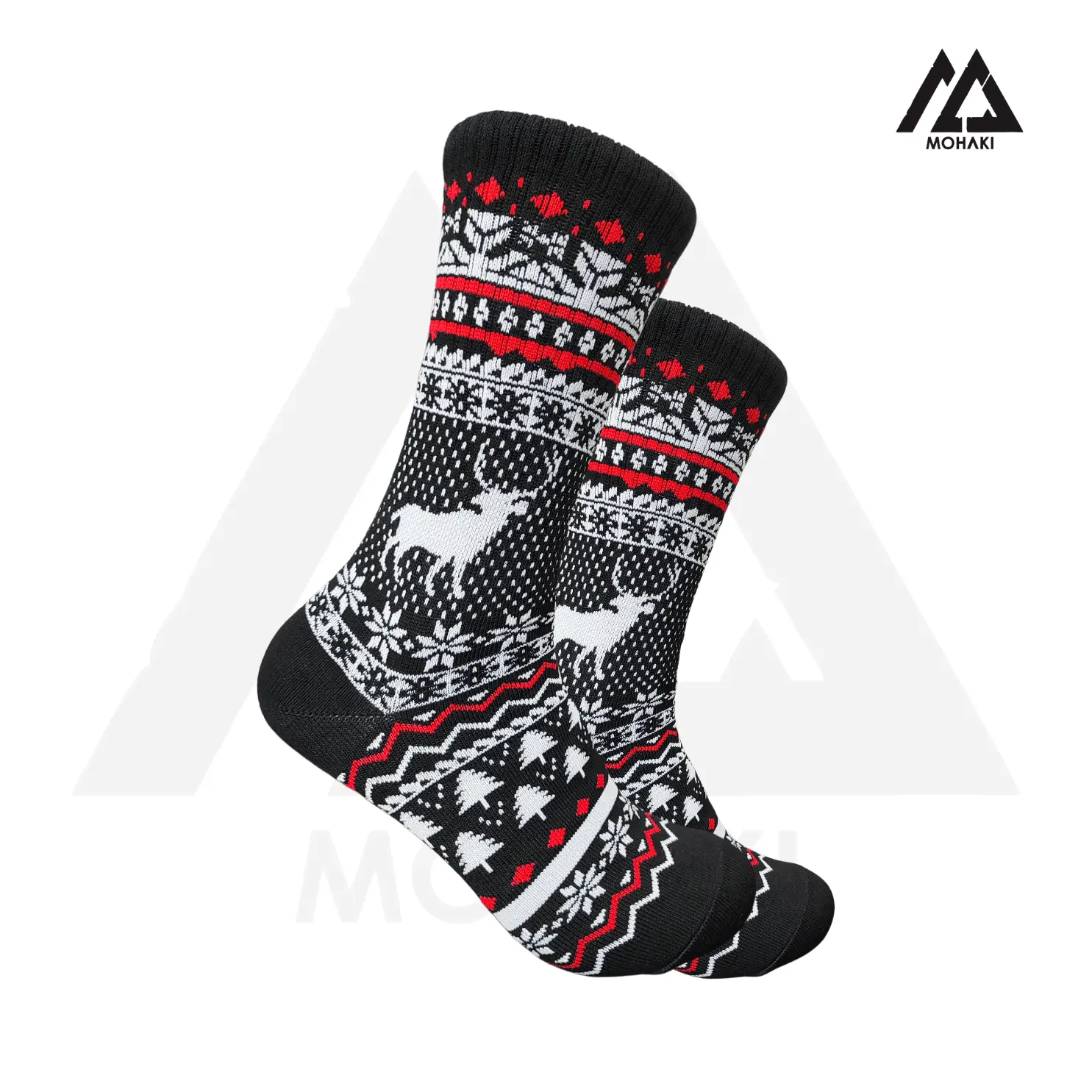 MOHAKI OFFICIAL - Kaos Kaki Oldschool Skate Motif Tribal - T95