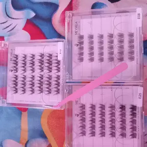 Beli 3 Lebih Hemat! Meyhua Bulu Mata Palsu Tanpa Lem Free Pinset Pink