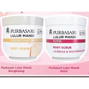 ￼[READY STOCK] Purbasari  Lulur  Bengkoan dan Putih Mandi 100gr  / Body Scrub - Mencerahkan - Melembabkan