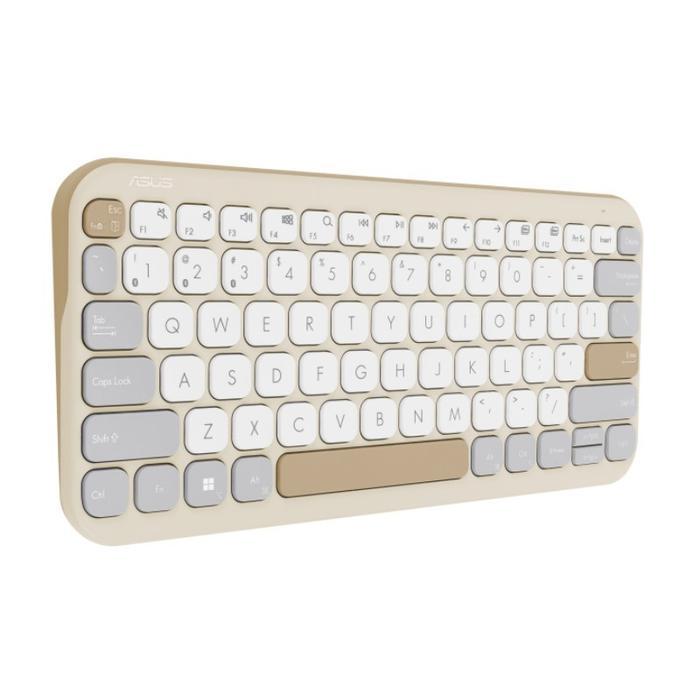ASUS Marshmallow Keyboard KW100 Wireless Original - Oat Milk