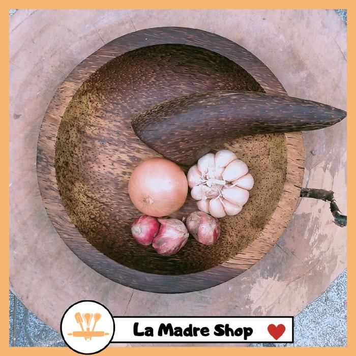 Gambar COBEK KAYU AREN dan ULEKAN dari La Madre Shop Kota Sukabumi Tokopedia