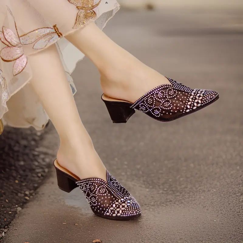 Herdian Rtwo 26 Sandal Heels Wanita Hak Tahu Karet Shoes Pesta 7