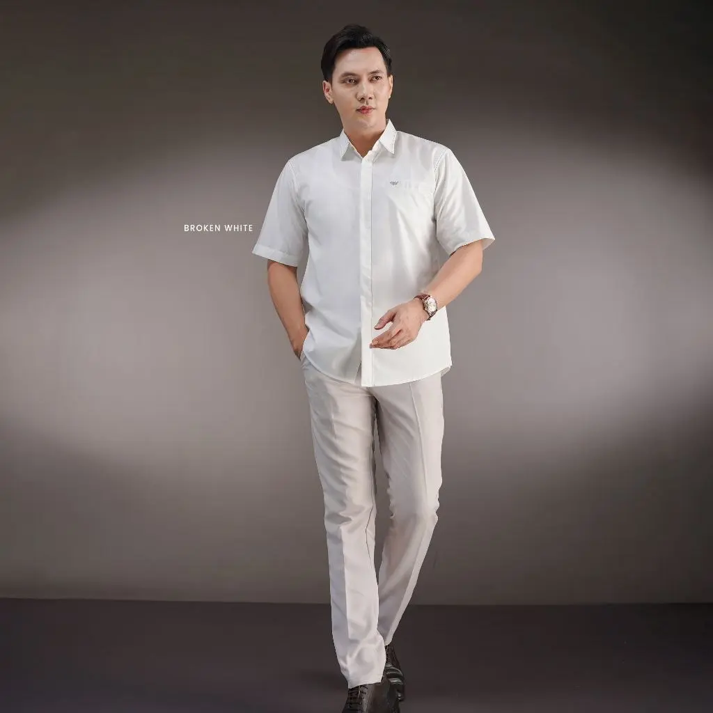 [Koko Lengan Pendek] Broken White