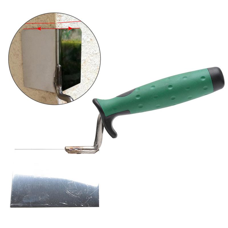 Product Introduction of Stainless Steel Drywall Corner Tool  Flexes 90 Degree Corner Mudding Finish Tool Finishing Trowel Hand Tool 6