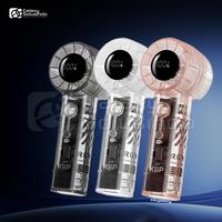 Gambar KIIP Handheld FAN07 Transparant 2.000mAh With LED Display Kipas Angin Portable - Black / Pink / White - Merah muda dari GASOL KALIURANG Kota Malang 1 Tokopedia