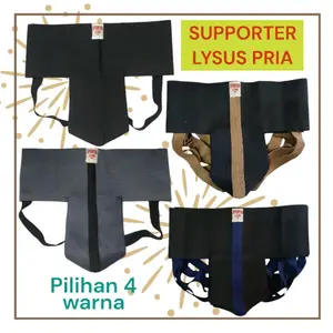 MEGA SALE ! LYSUS SUPPORTER CELANA DALAM OLAH RAGA CELANA SUPPORTER PRIA | KORSET PRIA (ISI 1PCS) TERMURAH