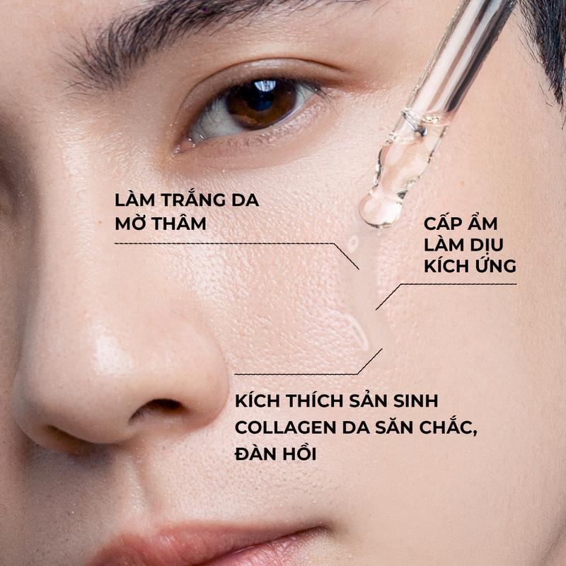 Serum dưỡng trắng da mặt nam giới Nio-C SEVENLAB dưỡng sáng, mờ thâm vượt trội 30ml 3