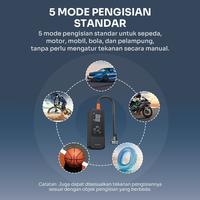 Gambar ROBOT Inflator Pompa Ban Mobil/Truk/Motor/Bola Nirkabel Mini 4000mAh LED Display dengan Tekanan 150 PSI Pompa Ban Portabel Otomatis Deteksi Akurat RIP01 Original - Garansi 1 Tahun dari Robot Powerbank Indonesia Kab. Tangerang 4 Tokopedia