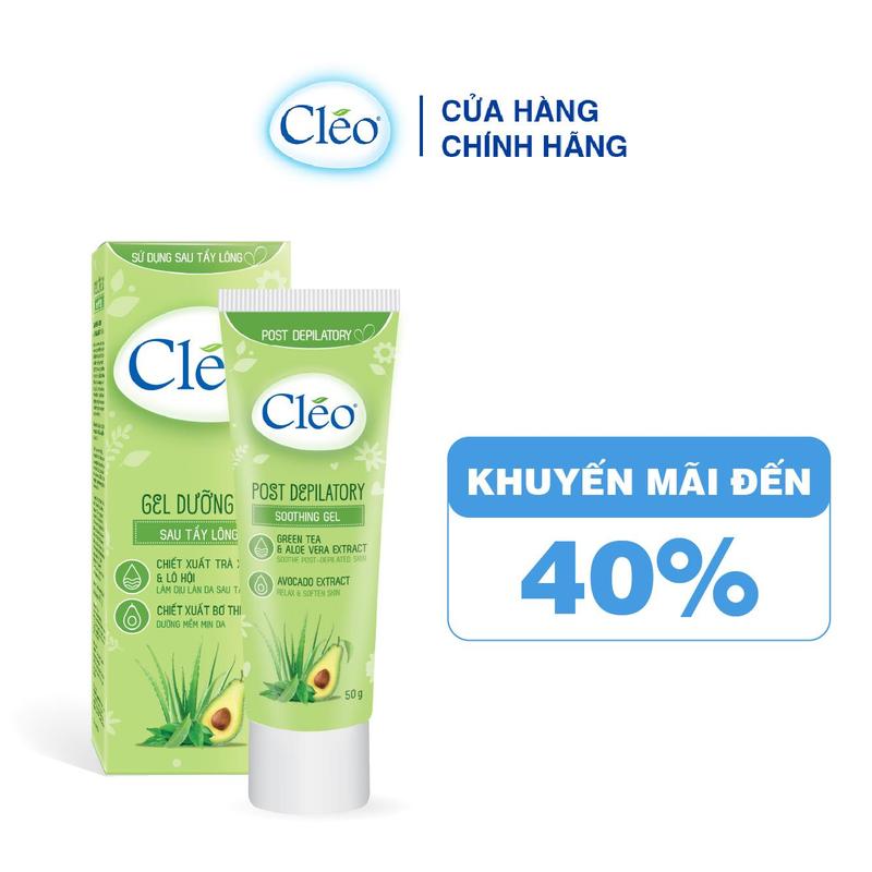 [MALL] Gel Dưỡng Da Cléo Soothing Gel Sau Tẩy Lông 20g