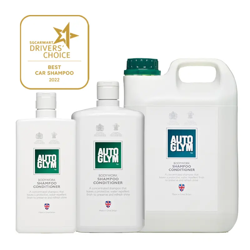 Autoglym Car Bodywork Shampoo Conditioner | All in one Wash and Wax 500ml (Multiple sizes) |A low foam deep cleaning shampoo