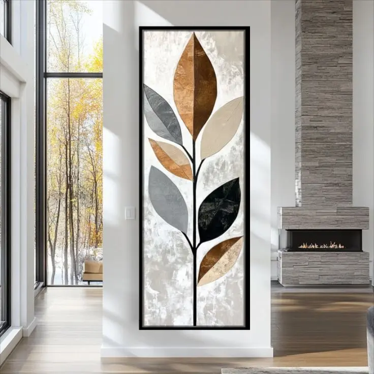 AV41 Lukisan Kanvas  pemandangan pohon   plus Frame siap pajang untuk hiasan  Ruang Tamu Rumah atau Tempat Usaha Anda Lukisan Dinding Aesthetic modern art