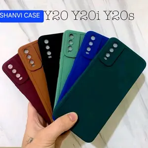 VIV- Y20 Y20i Y20s Y12S CASE PRO CAMERA MACARON CASING SOFTCASE SILIKON