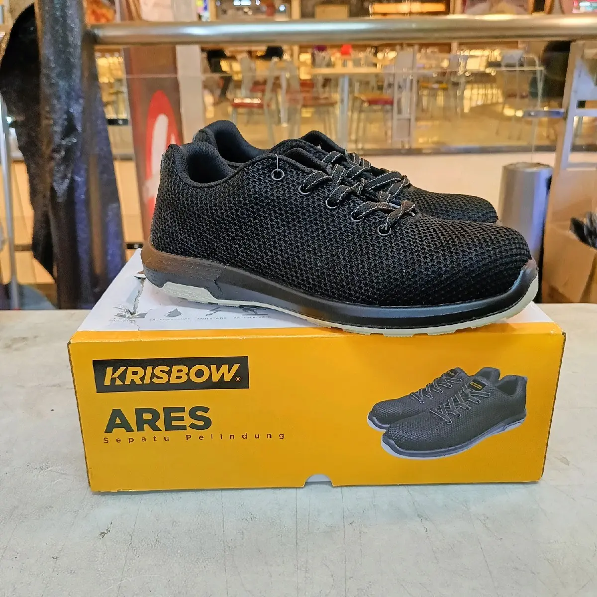 Sepatu Safety Krisbow Ares Original