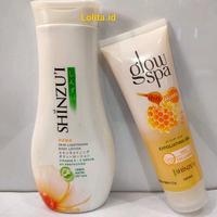 Gambar SHINZUI paket body lotion+Glow Spa exfoliating Gel - ichigo + kirei, paket kecil dari Lolita.id Kab. Bogor 5 Tokopedia