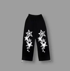 Celana Anak Baggy Pants Celana Sekena Gombrong Cewek Cowok Bahan Fleece Soft untuk usia 3-13 tahun celana anak viral unisex dengan Desain Grafis Unik