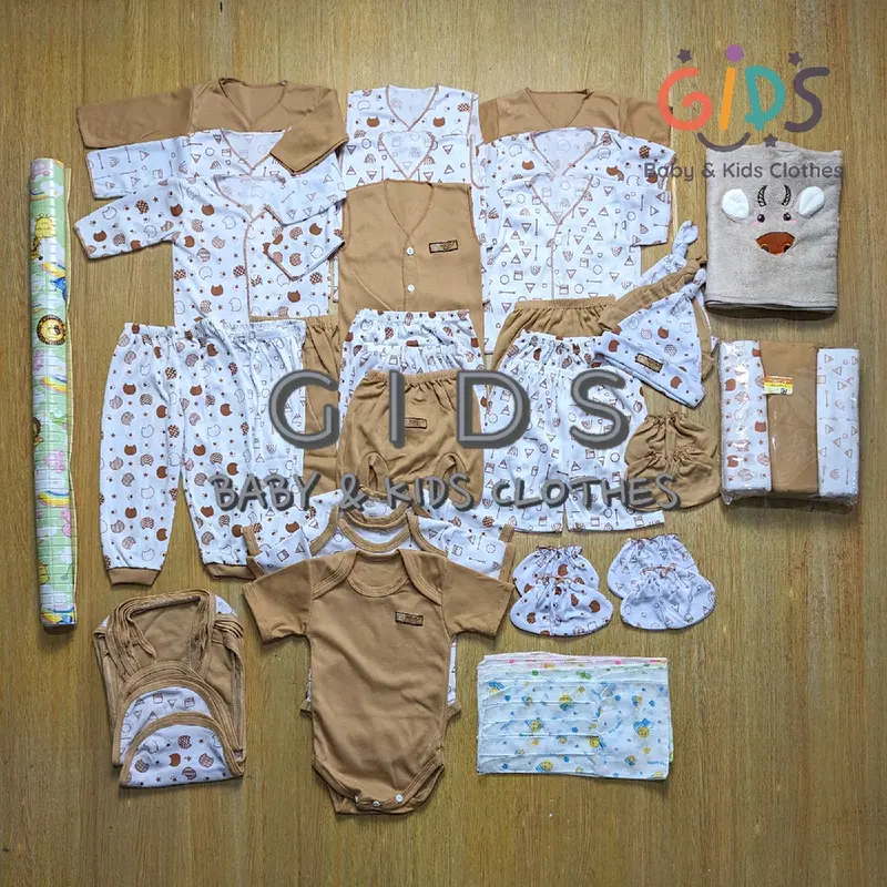 Gids Baby 53 Pcs Perlengkapan Baju Bayi Baru Lahir Gift Set Kado Paket Lahiran Lengkap Parsel newborn 4