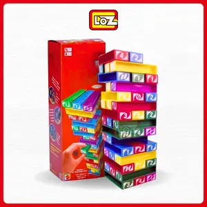 Mainan Menara Balok Susun Board Game / Permainan Keluarga Board Game