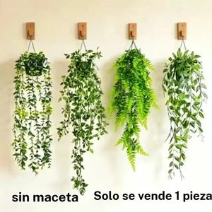 Maceta de Planta Decorativa Artificial para Decoración de Ramadán (1 Pieza), Adornos de Enredadera Simulada, Planta Colgante para Decoración de Jardín y Patio, Set de Decoración para el Hogar, Accesorios para Dormitorio