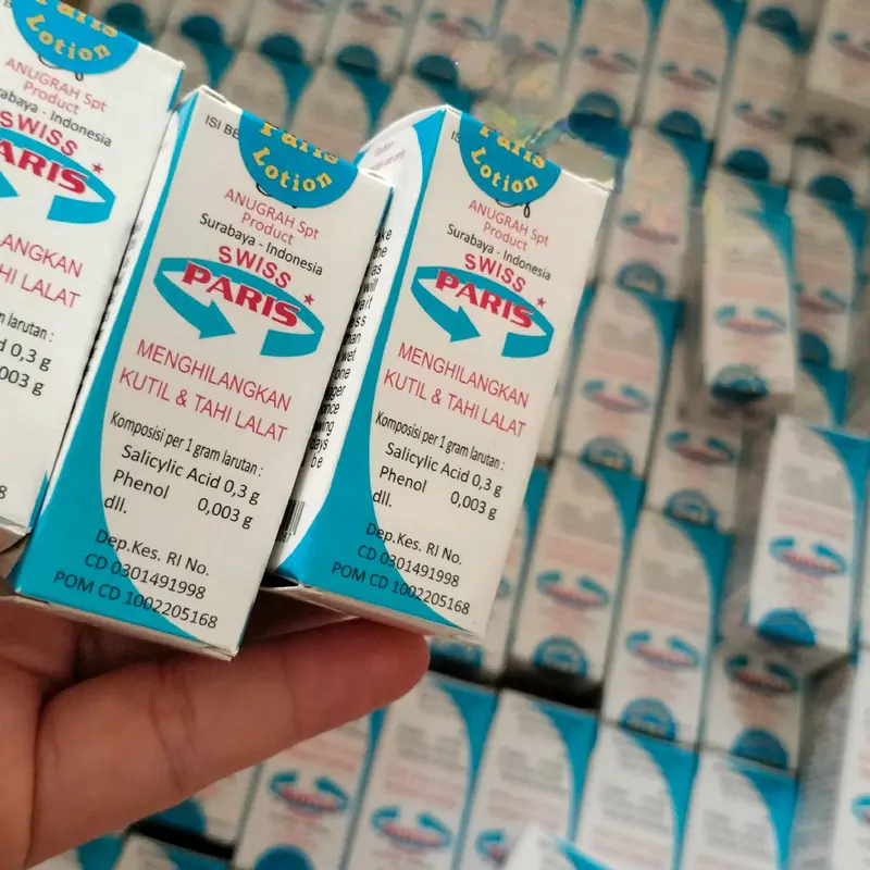 SWISS PARIS LOTION Asli Penghilang Kutil dan Tahi Lalat ORIGINAL BPOM / Obat Penghilang Kutil / Obat Penghilang Tahi Lalat / Penghilang Tai Lalat 2
