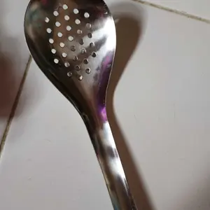 Sendok Saringan Baja Tahan Karat 304 Menebal,Dapurrumah Tangga Mesh Fast Drain Cookware Alat