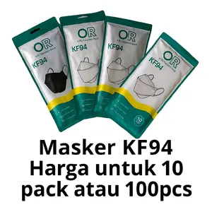 (10pack) Masker Kf 94 3ply Protective Mask nyaman digunakan