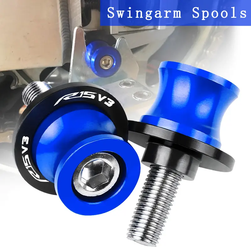 Ống cuốn tay đòn xe máy, vít chân đế trượt, 6MM, cho Yamaha R15 V3 2017 2018 2019 2020 2021 2022 2023 0