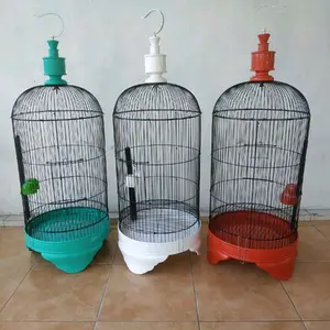 Sangkar kandang lovebird kapsul D33 tebok pvc tebal ruji standart pintu tengah