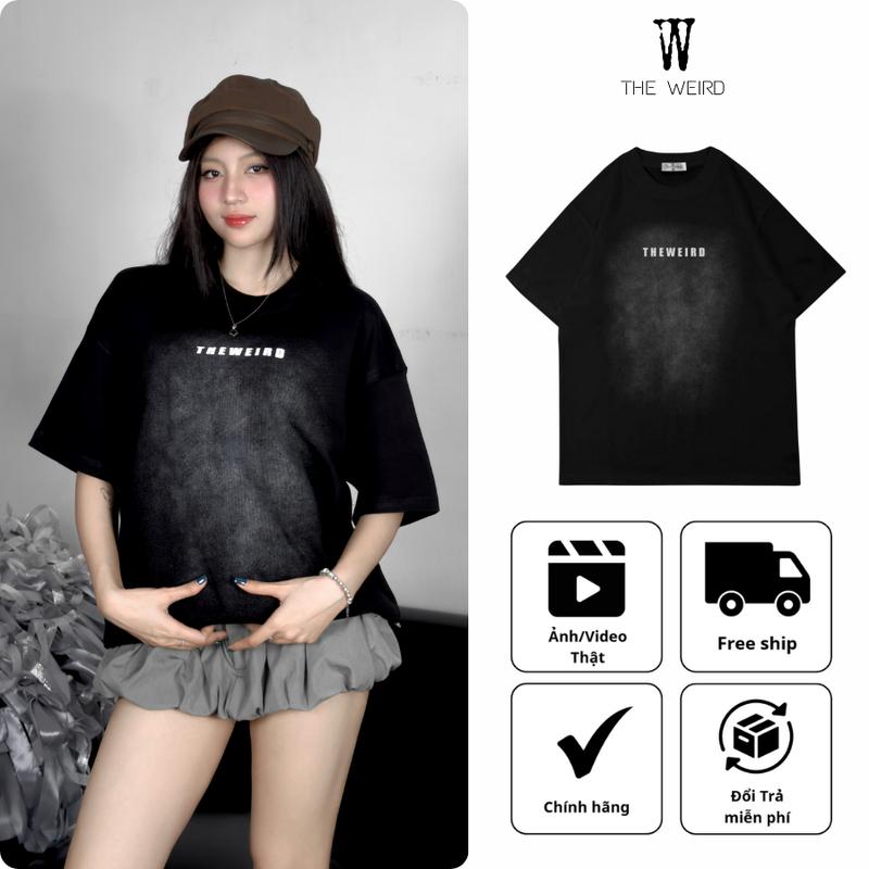Áo thun The Weird Local Brand Unisex Form Rộng Oversize Tay Lỡ  ATK1232